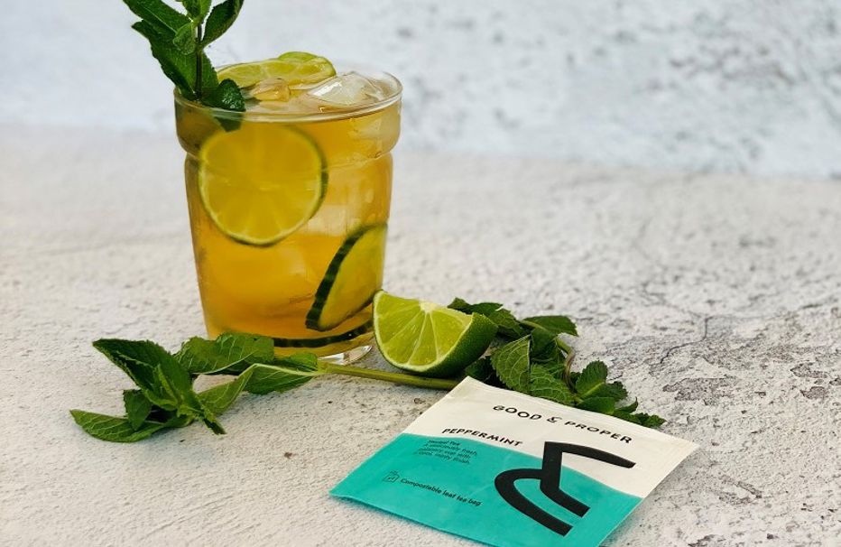 Minty iced tea