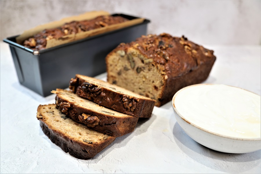 Spiced parsnip, walnut and honey cake