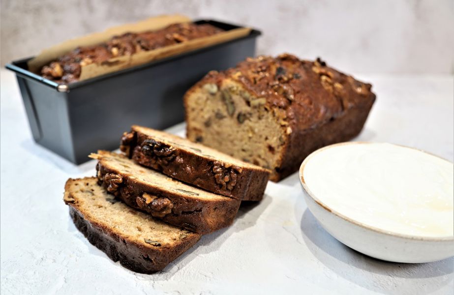 Spiced parsnip, walnut and honey cake