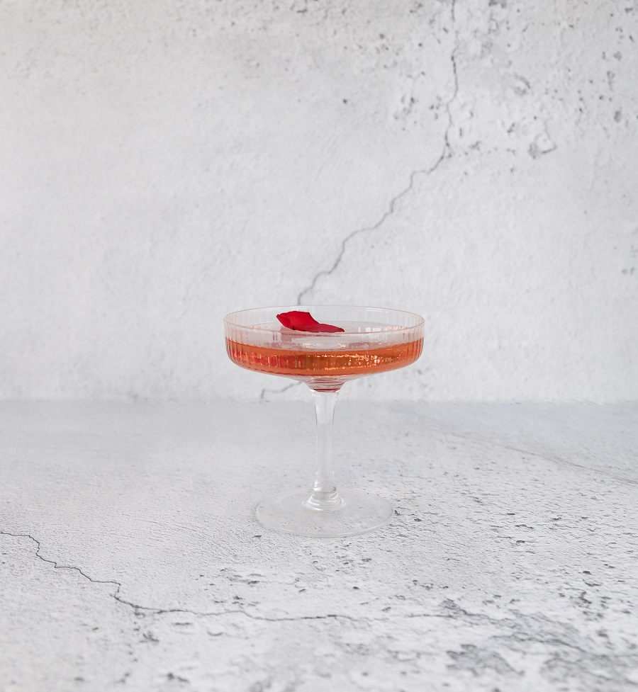 Wild rose martini